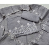 Premium Chikankari Pure Cotton Suit Set - Yanchi