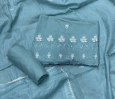 Premium Chikankari Pure Cotton Suit Set - Yanchi