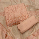 Premium Chikankari Pure Cotton Suit Set - Yanchi