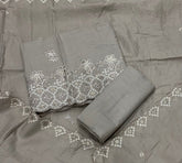 Premium Chikankari Pure Cotton Suit Set - Yanchi