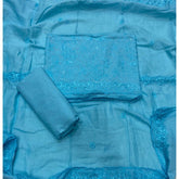 Premium Chikankari Pure Cotton Suit Set - Yanchi