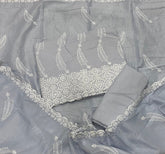 Premium Chikankari Pure Cotton Suit Set - Yanchi