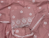 Premium Chikankari Pure Cotton Suit Set - Yanchi