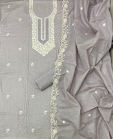 Premium Chikankari Pure Cotton Suit Set - Yanchi