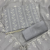 Premium Chikankari Pure Cotton Suit Set - Yanchi
