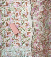 Premium Chikankari Pure Cotton Suit Set - Yanchi