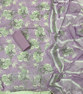 Premium Chikankari Pure Cotton Suit Set - Yanchi