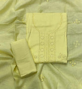 Premium Chikankari Pure Cotton Suit Set - Yanchi
