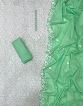 Premium Chikankari Pure Cotton Suit Set - Yanchi