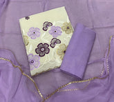 Premium Chikankari Pure Cotton Suit Set - Yanchi