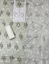 Premium Chikankari Pure Cotton Suit Set - Yanchi