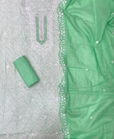 Premium Chikankari Pure Cotton Suit Set - Yanchi