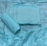 Premium Chikankari Pure Cotton Suit Set - Yanchi