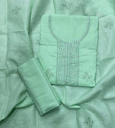 Premium Chikankari Pure Cotton Suit Set - Yanchi