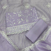 Premium Chikankari Pure Cotton Suit Set - Yanchi
