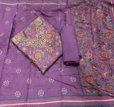 Premium Modal Silk Suit Set with Beads & Sequins Zari Handwork - Yanchi