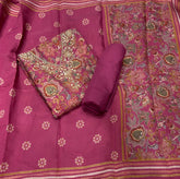 Premium Modal Silk Suit Set with Beads & Sequins Zari Handwork - Yanchi