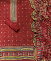 Premium Winter Pashmina Digital Print Suit Set with Hand Embroidery - Yanchi