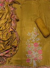 Premium Winter Pashmina Digital Print Suit Set with mirror Work(150vol) - Yanchi