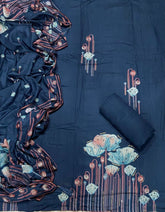 Premium Winter Pashmina Digital Print Suit Set with mirror Work(153vol) - Yanchi