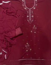 Premium Winter Suit Set With Stone work - Yanchi