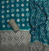 Pure Bandhej Cambric Cotton Suit Set - Yanchi