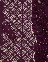 Pure Bandhej Cambric Cotton Suit Set - Yanchi