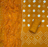 Pure Bandhej Cambric Cotton Suit Set - Yanchi