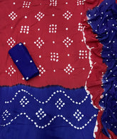 Pure Bandhej Cambric Cotton Suit Set - Yanchi