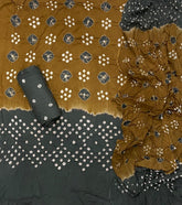 Pure Bandhej Cambric Cotton Suit Set - Yanchi