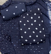 Pure Bandhej Cambric Cotton Suit Set - Yanchi
