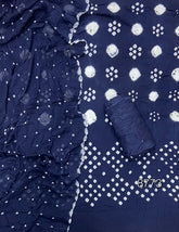 Pure Bandhej Cambric Cotton Suit Set - Yanchi