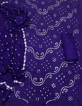 Pure Bandhej Cambric Cotton Suit Set - Yanchi