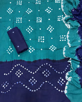 Pure Bandhej Cambric Cotton Suit Set - Yanchi