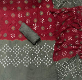 Pure Bandhej Cambric Cotton Suit Set - Yanchi