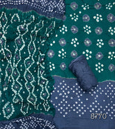 Pure Bandhej Cambric Cotton Suit Set - Yanchi