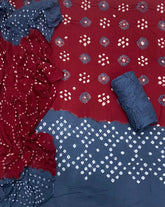 Pure Bandhej Cambric Cotton Suit Set - Yanchi