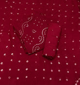 Pure Bandhej Cambric Cotton Suit Set - Yanchi