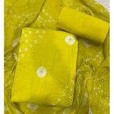 Pure Bandhej Cambric Cotton Suit Set - Yanchi