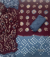 Pure Bandhej Cambric Cotton Suit Set - Yanchi