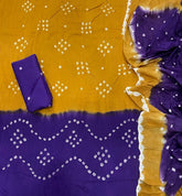 Pure Bandhej Cambric Cotton Suit Set - Yanchi