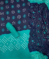 Pure Bandhej Cambric Cotton Suit Set - Yanchi