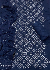 Pure Bandhej Cambric Cotton Suit Set - Yanchi