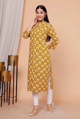 Pure Sanganeri Cotton Print Kurti - Yanchi