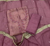 Pure Skylon Suit Set with Bidas & stone work - Yanchi