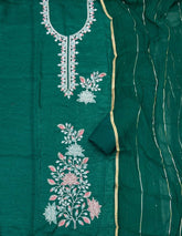 Radiant Gold Crush Crunchy Beeds Work Suit Set - Yanchi