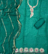 Radiant Gold Crush Suit Set with Sequins Work - Yanchi