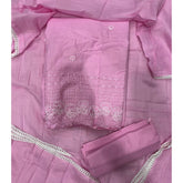 Premium Chikankari Pure Cotton Suit Set