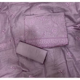 Premium Chikankari Pure Cotton Suit Set