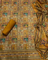 Winter Alpine Suit Set with Aari Work - Yanchi